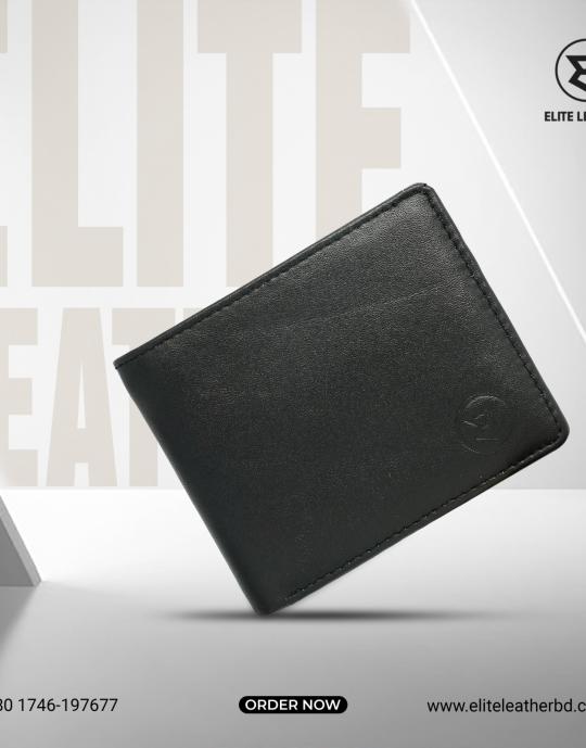 Special Ink Black Premium Leather Wallet | স্পেশাল ইঙ্ক ব্ল্যাক প্রিমিয়াম লেদার মানিব্যাগ