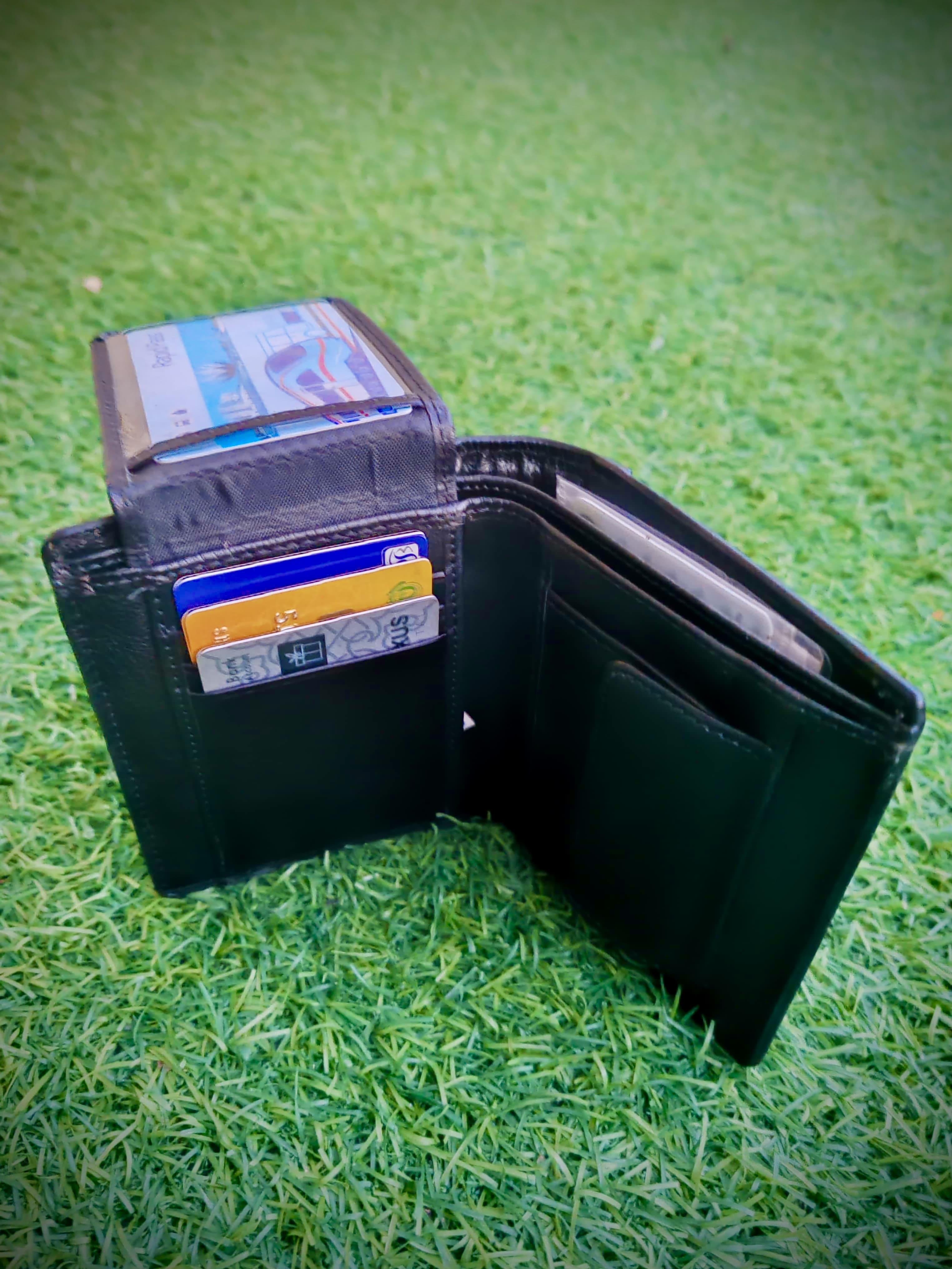 Premium Leather Wallet – Multi-ID Card Slots, Coin Pocket, Hidden Compartments | প্রিমিয়াম লেদার ওয়ালেট – একাধিক আইডি স্লট, কয়েন পকেট, গোপন চেম্বারসহ
