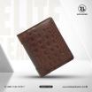 Premium Brown Crocodile Pattern Leather Wallet | প্রিমিয়াম ব্রাউন কুমির ডিজাইন লেদার মানিব্যাগ